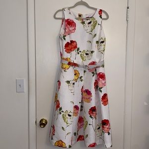 Danny and Nicole floral A-line dress